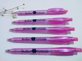 Caneta Mulher Virtuosa com 10 ps