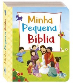 Livro Minha primeira bblia,capa almofadada
