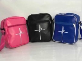 Bolsa transversal palavra f ( preto)