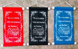 Flamula Eu e a minha casa serviremos ao Senhor, cada