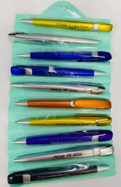 Caneta luxo cores masculinos,com 10 ps