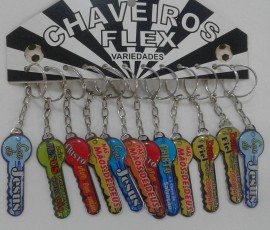 Chaveiro chapinha chave,com 12 ps