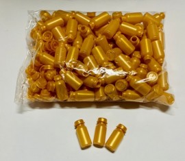 Frasconete dourado 5 ml,com 100 ps