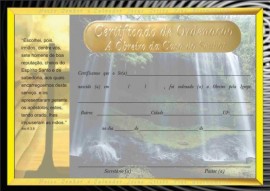 Certificado  de ordenao a Obreiro a casa do Senhor,cada