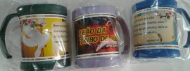 Caneca Plastico ,mensagens bblica,cada