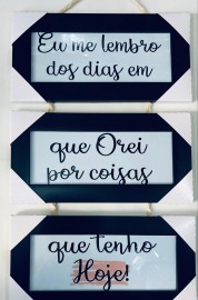 Quadro trio com corda ( eu me lembro dos dias que orei......)
