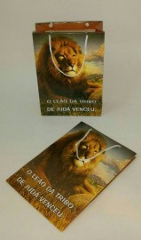 Sacola presente Leo peq,cada 